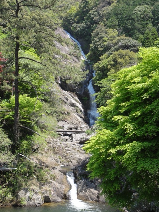 盛夏の見帰りの滝